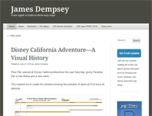 Tablet Screenshot of jamesdempsey.net